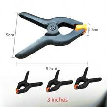 10pcs 2-Inch Durable Spring Clamps, Suitable For Woodworking, Home Workshop And DIY Projects - Black - View 14