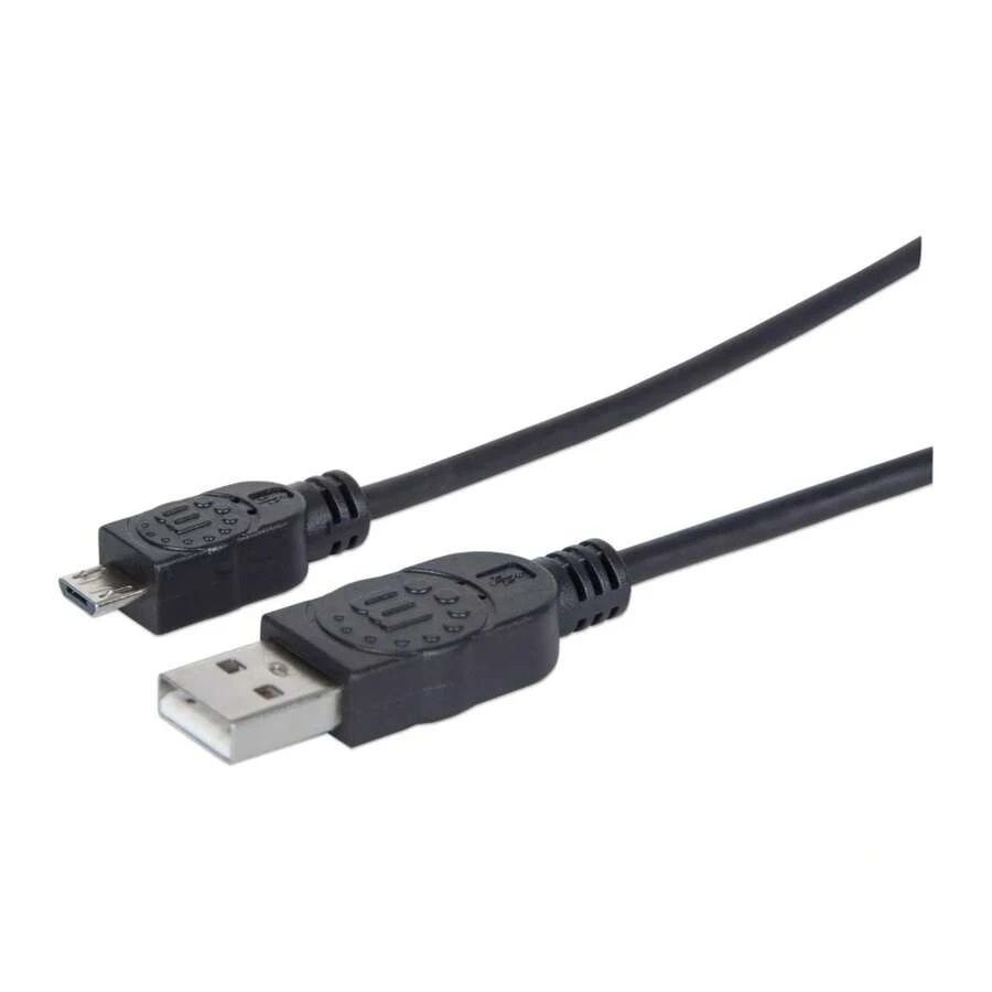 Cable USB Micro-B de alta velocidad para dispositivos - Negro - Ver 1