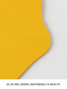 1/5双装男士撞色字母火焰图案个性化艺术设计精梳船袜，适合旅行、居家、办公、节日送礼 - 彩色 - 查看 5