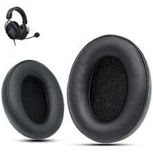 HyperX Cloud 2 替换耳垫，兼容 HyperX ALPHA/1/2/ALPHA S/CORE/Stinger/Flight/Mix 系列耳机 - 黑色 - 查看 1