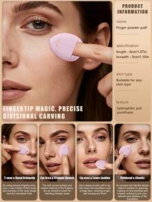 22PCS Makeup Tools Set Including:12PCS Makeup Brush Set+2PCS Mini Air Cushion Powder Puffs+1pc Makeup Sponges+2PCS Triangle Powder Puffs+2PCS Hand Bowl Strap+1pc Hairband+1pc Makeup Brush Cleaning Tools+1pc Facial Cleansing Sponges,All-In-One & Beginner-Friendly | Travel-Ready & Gift-Ready | Perfect For Newbies/Her - Multicolor - View 7