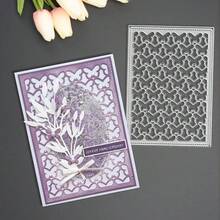 Creative Butterfly Backdrop Cutting Dies, DIY Scrapbooking Album And Embossing Stencil, Greeting Card Making Tool, Card Paper Cutting Crafts ,Gift Card Making Template Die Cuts. - Silver - View 5