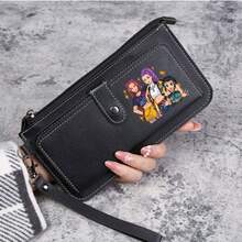 Mattel 1pc Cartoon Witch Hunter Printed Long Slim Wallet Card Holder, Large Capacity Portable High-Value Card Wallet, Random Delivery - Multicolor - View 17