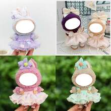 [Clothes Only] New 17CM Butterfly Fairy Dress, 1st/2nd/3rd Generation Doll Outfit Tulle Skirt Set FOR LABUBU (Doll And Shoes Not Included) - Multicolor - View 2