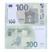 100pcs Bundle 14*8cm Old And New Copy € 100 Denomination Counterfeit Banknote Props Paper Origami Props,Euro Shape Fake Money Commemorative Display Prop Paper (New And Old Versions Are Random) - Multicolor - View 5