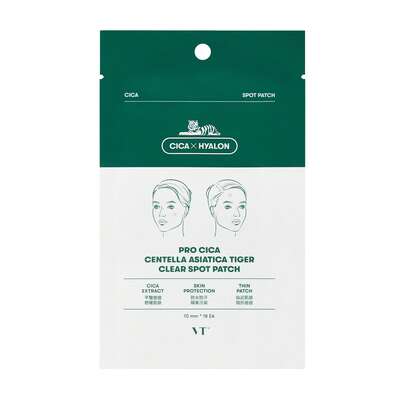  18片装 VT PRO CICA CENTELLA Asiatica TIGER 透明补贴