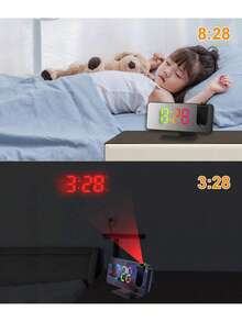 Projection Clock - черен - Преглед 8