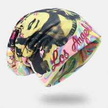 2026 New Unisex Stacking Hat, Fashion Versatile Cycling Gift, Full Print Portrait, Polyester Stacking Hat, All Seasons - A - View 2