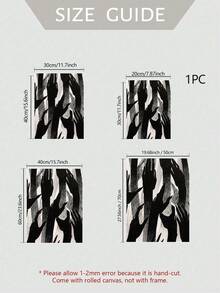 1 pièce Affiche d'art crâne de la mort, impression sur canevas, affiche d'exposition, décoration murale artistique, cadeau de haute qualité, décoration murale artistique conçue, convient pour le salon moderne, la chambre à coucher, la salle de jeux, le dortoir et autres décorations murales de la maison - Multicolore - Voir 5