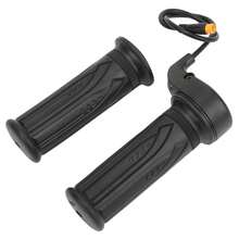 20X Full Twist Throttle Grip For Ebike 12V‑72V, Electric Bike, Mountain Bike & Scooter With Waterproof Connector - Black - View 5
