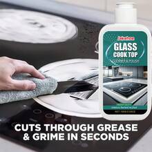 [2026 New] 1PC Glass Stove Cleaner & Polish - Non-Scratch, Stubborn Stain & Heavy Grease Remover For Kitchen Surfaces - Nước lau kính bếp - Xem 8