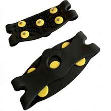 5-Tooth Outdoor Anti-Slip Shoe Covers, Suitable For Climbing, Hiking, Ice And Snow Terrain - Black - View 4