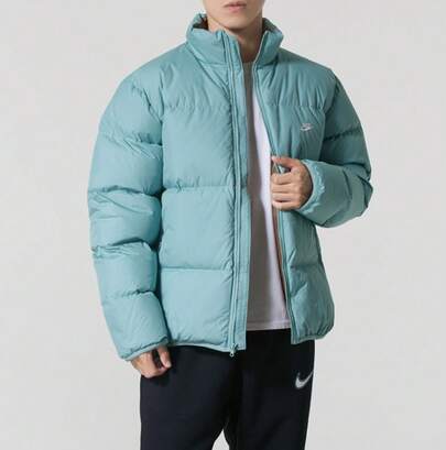 Nike 男士休闲保暖立领羽绒服