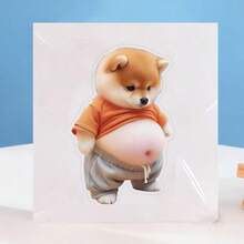 Creative Pet Dog Squeeze Stress Relief Sticker, Soft Pinch Bubble Kawaii Embossed Sticker, Cute Dog And Cat Decompression Sticker, DIY Decorative Anti-Collision Sticker For Car, Home Decor, Refrigerators, Phones, Notebooks, Rewards Gift - Multicolor - View 12