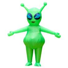 Adult Cycling Style Standing Style Alien Inflatable Costume Funny Doll Costume Festival Performance Walking Prop Costume - Multicolor - View 11