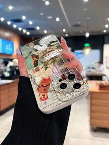 Libros, agua y flores. Esta elegante funda es compatible con los modelos  17, 16, 15, 14 Pro Max, 13, 12, 11, XR y XS Plus. Fabricada en silicona TPU, ofrece protección contra golpes y caídas, además de una sensación superior. Es un regalo ideal para familiares, amigos y seres queridos, y la elección perfecta para San Valentín.fundas para ,fundas,accesorios para celular,fundas para celular,fundas para  13,funda  13,funda  16,funda  17 pro max,funda  15,fundas para  16,fundas  11,fundas ,san valentín,san valentín detalles,viaje - Blanco - Ver 4
