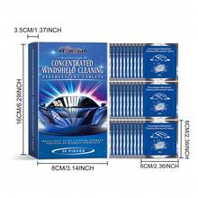 Hoja de limpieza del parabrisas del automóvil, ventana a prueba de lluvia, impermeable y antiniebla, vidrio efervescente de limpieza - Azul - Ver 3