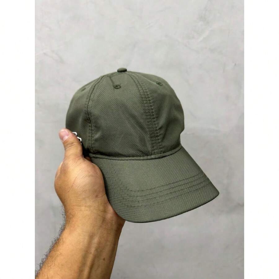 Men's Sport Cap With Closure, Classic Tennis Style, Comfortable And Stylish Fabric For Everyday Wear, Suitable For Men And Women - xanh quân đội - Xem 1