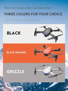 CASRRA 这款E99四轴折叠无人机配备双高清摄像头，拥有光流悬停功能，搭载大容量电池，操作简便。作为一款入门级遥控无人机，它是生日、圣诞节、感恩节和万圣节的绝佳礼物。配备1800mAh大容量电池。 - 彩色 - 查看 7