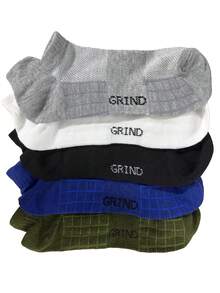 5 Pairs/10 Pairs Unisex Spring/Summer Sports Socks, Terry Cushion Casual Ankle Socks, Breathable Outdoor Sports Socks, Invisible Socks | Men And Women High-Performance Athletic Running Socks | Comfortable & Snug Fit - Multicolor - View 4