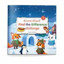 Spot The Differences Fun Book – Compare Two Pictures Puzzles, Easy Layout, Builds Observation, Attention And Visual Reasoning - Find the Difference Challenge - View 12