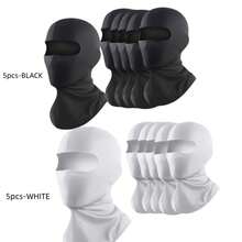 2pcs Ski Mask, Unisex Balaclava - Suitable For Skiing, Snowboarding, Motorcycle Riding, UV Protection, Outdoor Activity Head Protector,Summer,Beach,Holiday - A - View 21