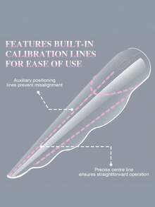 150pieces Of Extra-Long Special-Shaped Butterfly Wave Nail Crystal Light Therapy For Extending Nail Film, Paperless Tray, Multiple Sizes Of Boxed Nail Tools - Clear - View 3