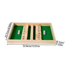 1pc Wooden Board Game, 2-Player Competition, Traditional Bar/Party/Travel/Family, Fun Math - Multicolor - View 3