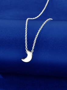 月亮吊墜項鍊
