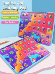 Children's Multilingual English Simulation Tablet Early Education Learning Machine, Phonics Training Music Reading Machine, Children's Educational Toy - 002 Tablet - View 2