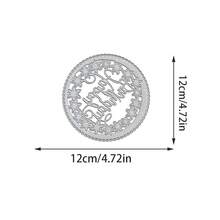 Troqueles de corte creativos de "Feliz Cumpleaños", plantillas de estarcido para hacer álbumes de recortes y tarjetas de felicitación, herramientas para hacer tarjetas, manualidades de corte de papel, plantillas de troquelado para hacer tarjetas de regalo. - Plateado - Ver 7