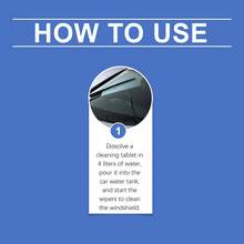 Hoja de limpieza del parabrisas del automóvil, ventana a prueba de lluvia, impermeable y antiniebla, vidrio efervescente de limpieza - Azul - Ver 12