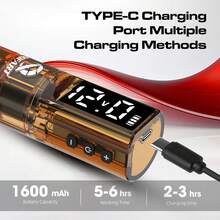 DQFART Complete Wireless Tattoo Machine Kit, Suitable For Beginners And Professional Tattoo Artists, Includes Tattoo Needles, Tattoo Ink, And Various Tattoo Supplies - Gold - View 4