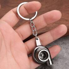 1 pieza Llavero con forma de turbocompresor de coche, accesorio de llavero creativo - A - Ver 6