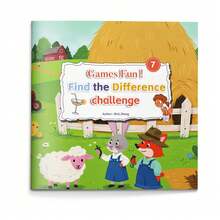Spot The Differences Fun Book – Compare Two Pictures Puzzles, Easy Layout, Builds Observation, Attention And Visual Reasoning - Find the Difference Challenge - View 16