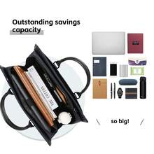 NEWHEY 男士商务包，求职公文包，可独立站立的旅行包，双向A4兼容，适合入职典礼，防水笔记本电脑包，大容量，适用于学校、工作、商务旅行、新员工入职礼品