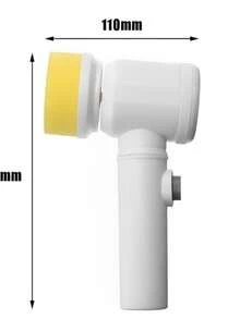 5-In-1 Cordless Cleaning Brush, Practical Multi-Purpose Cleaner, Rechargeable, Includes Cable - Blanco - Ver 7