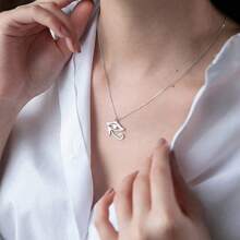 Horus Eye Gold Necklace, Ra's Eye Pendant Necklace, Women's Protective Necklace, Spiritual Necklace, Egyptian Gold Jewelry, Stainless Steel Jewelry, Women's Gift - Gold - View 6