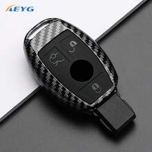 For Mercedes Benz Key Fob Cover, Premium Hard ABS Key Case Cover Compatible With Mercedes Benz C S E M CLS CLK G Class Keyless Smart Key