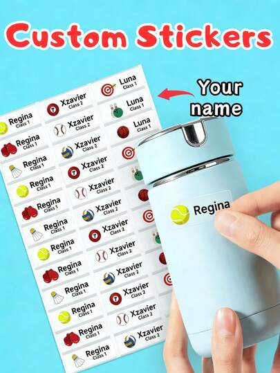 Custom Waterproof Vinyl Stickers & Personalized Name Labels – School Name Tags, Daycare Essentials & Back-To-School Supplies For Boys And Girls. Scrapbook Supplies Funny Stickers Scrapbooking Supplies Kindle