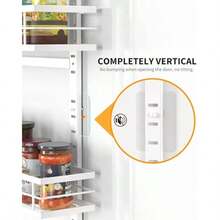 White 9-Tier Over The Door Pantry Organizer Pantry Organization And Storage Metal Hanging Spice Rack Shees Door Home And Kitchen Entials Laundry Room Bathroom Organization - trắng - Xem 5