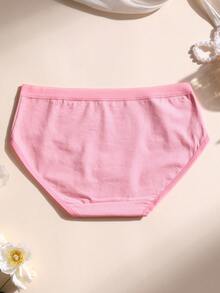 7pcs Women's Cotton Low-Rise Seamless Panties, Solid Color Comfortable Breathable Underwear - Multicolor - View 8