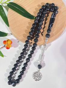 1pc Resin-Like 45pcs Transparent Jelly Muslim Prayer Beads Rosary Tasbih Middle Eastern Prayer Beads - Multicolor - View 14