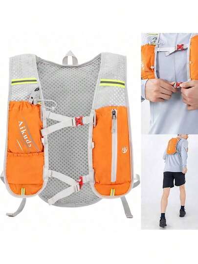 Lightweight 5L Running Vest For Women Men, Cycling Hydration Backpack With Functional Pockets, Trail Running Hydration Vest For Outdoor Sports Camping, Hiking, Climbing, Marathon