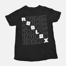 Youth Boys Stack Graphic Black Shirt NWT All - 款式6 - 查看 1