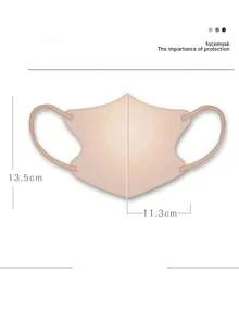 Japanese Style 4D/3D Three-Dimensional Masks, Adult Ear Hanging Disposable Independent Packaging With Three Or Four Thick Layers, Suitable For Both Men And Women, Suitable For Outdoor Activities. This Lightweight And Stylish 3D Fabric Mask Is Equipped With Anti-Virus, Dustproof, Sunscreen, Breathable - Multicolor - View 10