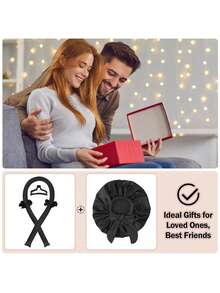 Set de 5 rizadores de cabello de esponja, peinado fácil durante la noche. Cabello rizado natural y esponjoso sin daño por calor. Incluye gorro de dormir de seda. Apto para cabello corto o largo, todo tipo de cabello. Set portátil. ¡Adiós a los permanentes dañinos! - Multicolor - Ver 8