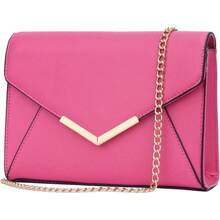 Women Evening Bags - A-fuchsia - View 2