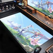 Large Mouse Pad Xenoblade Chronicles Gaming Carpet Computer Office Accessories Mouse Mats XXL Bottom Anti Slip Keyboard Mausepad - TJ24083085L - Xem 3