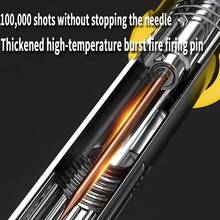 适用于木工和装饰的手动钉枪套装 - 包括气动混凝土钉枪、木墙和砖墙钉枪以及钉枪配件 - 无需电力或电池 - 彩色 - 查看 6